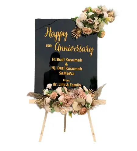 Papan Bunga Akrilik Gunung Terang